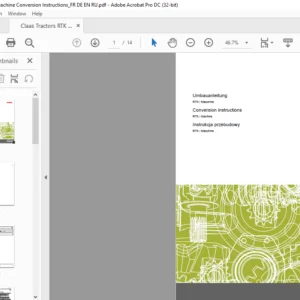 CLAAS RTK  Machine Conversion instructions Manual_DE_EN_PL - PDF DOWNLOAD