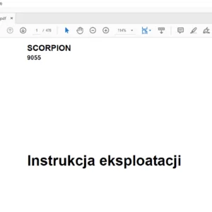 CLAAS SCORPION 9055 Instrukcja eksploatacji Manual - PFD DOWNLOAD (polish)