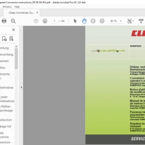 CLAAS Sunspeed Transport trailer 9 - 12 m  SUNSPEED supports Conversion and operator's manual_DE_EN_FR_IT_ES_RU_HU - PDF DOWNLOAD