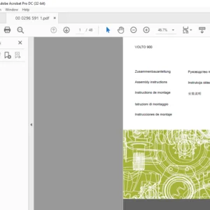 CLAAS VOLTO 900 Assembly Instructions Manual  - PDF DOWNLOAD