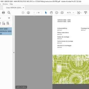 CLAAS XERION 5000 - 4500B XERION 5000 - 4000 GPS PILOT Fitting Instructions Manual_DE_EN_FR_IT_ES_RU - PDF DOWNLOAD