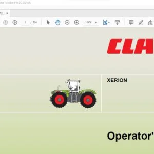CLAAS XERION Operator's Manual - PDF DOWNLOAD