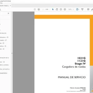 Case 1021G 1121G Stage IV Cargadora de ruedas Manual de Servico - PDF DOWNLOAD (Spanish)