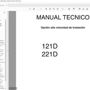 Case 121D 221D MANUAL TECNICO - PDF DOWNLOAD (Spanish)