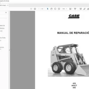 Case 435 445CT 445 Manual de Reparacion - PDF DOWNLOAD (Spanish)