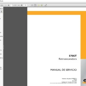 Case 570ST Retroexcavadora Manual de Servicio - PDF DOWNLOAD (Spanish)