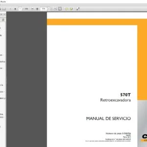 Case 570T Retroexcavadora Manual de Servicio - PDF DOWNLOAD (Spanish)