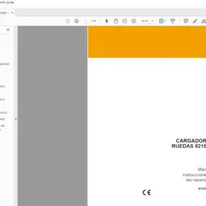 Case 621E - EU Cargadora de ruedas Manual de instrucciones para las reparaciones - PDF DOWNLOAD (Spanish)
