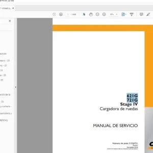 Case 621G 721G Stage IV Cargadora de ruedas Manual de Servico - PDF DOWNLOAD (Spanish)