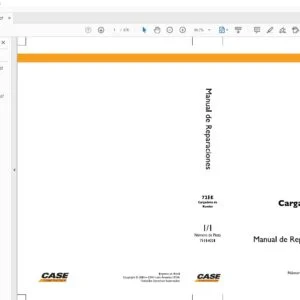 Case 721Е Cargadora de Ruedas Manual de Reparaciones - PDF DOWNLOAD (Spanish)