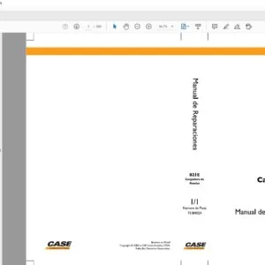 Case 821Е Cargadora de Ruedas Manual de Reparaciones - PDF DOWNLOAD (Spanish)