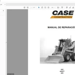 Case Cargadoras Compactas 435 445 445CT Service Manual 87492113 - PDF DOWNLOAD (Spanish)