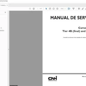 Case Cursor 16 SST Tier 4B (final) & Stage IV Motor Manual de Servicio - PDF DOWNLOAD (Spanish)
