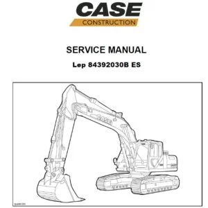 Case Excavadora sobre orugas CX250C Tier 4 CX250C LR Tier 4 SERVICE MANUAL Lep 84392030B - PDF DOWNLOAD (Spanish)