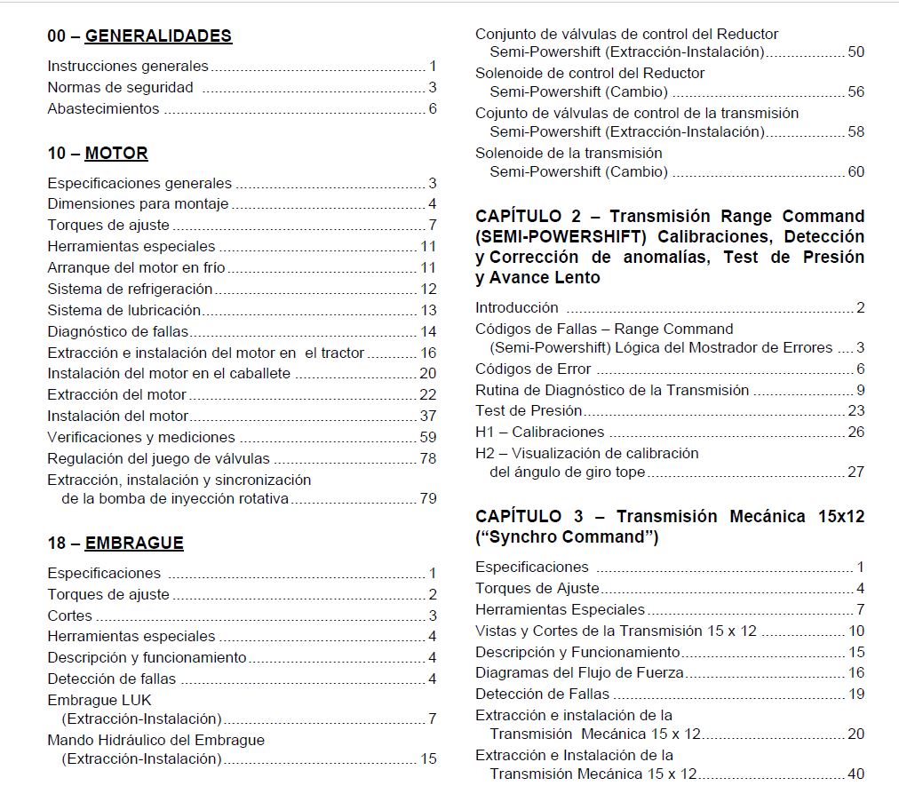 Case Tractores Maxxum 135-150-165-180 Manual De Reparaciones - PDF ...