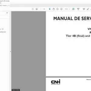 Case VM Motori R 753 IE4 Tier 4B (final) & Stage IV Motor Manual de Servicio - PDF DOWNLOAD (Spanish)