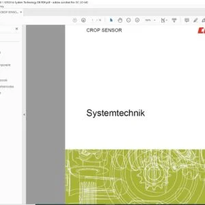 Claas CROP SENSOR 00 1403 500 1 9292014 System Technology DE PDF