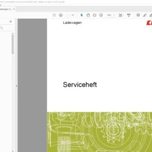 Claas Ladewagen 00 0292 144 0 452016 Serviceheft Service Book DE PDF