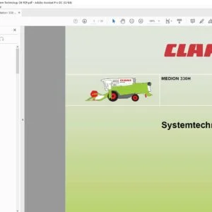 Claas Medion 330 H  7202011 System Technology DE PDF