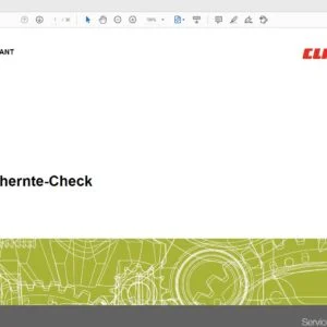 Claas QUADRANT 00 0293 089 2 1012013 Nachernte-Check Post Harvest Check DE PDF