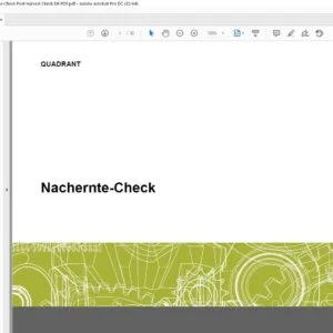 Claas QUADRANT 00 0293 089 2 352015 Nachernte-Check Post Harvest Check DE PDF