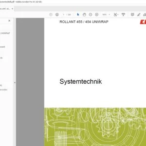 Claas ROLLANT 455 454 UNIWRAP Systemtechnik - PDF DOWNLOAD (German)