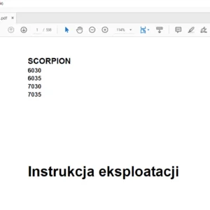 Claas SCORPION 6030 6035 7030 7035 Instrukcja obsługi Manual - PDF DOWNLOAD (polish)