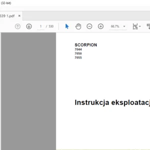 Claas SCORPION 7044 7050 7055 Instrukcja eksploatacji Manual - PDF DOWNLOAD (Polish)