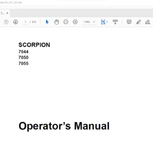 Claas SCORPION 7044 7050 7055 operator Manual - PDF DOWNLOAD