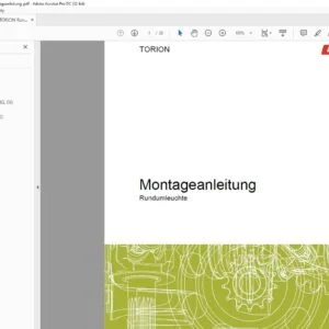 Claas TORION Rundumleuchte Montageanleitung - PDF DOWNLOAD (GERMAN)