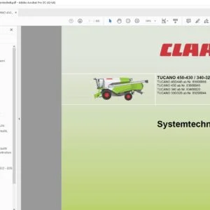 Claas TUCANO 450-430 340-320 Systemtechnik - PDF DOWNLOAD (GERMAN)