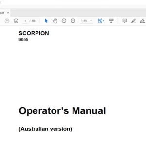 Claas Telehandler SCORPION 9055 (Australian version) Operator’s Manual - PDF DOWNLOAD