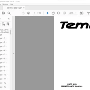 Claas Temis User And Maintenance Manual - PDF DOWNLOAD