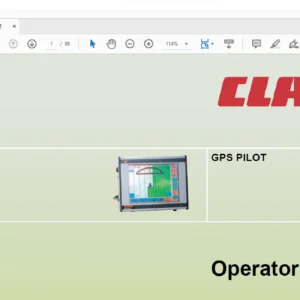 Claas Tractor Gps Pilot Operator´s Manual - PDF DOWNLOAD