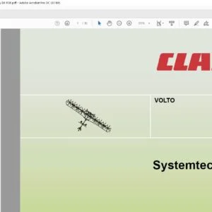 Claas VOLTO 00 0290 125 0 542017 System Technology DE PDF