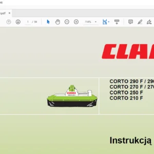 Class CORTO 290 F / 290 FN CORTO 270 F / 270 FN CORTO 250 F CORTO 210 F Instrukcją obsługi - PDF DOWNLOAD(Polish)