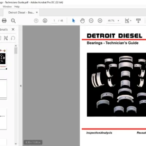 Detroit Diesel Bearing Technician's Guide Manual - PDF DOWNLOAD