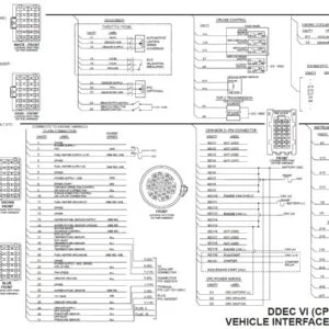 Detroit Diesel DDEC VI (CPC) VEHICLE INTERFACE HARNESS SCHEMATIC - PDF DOWNLOAD