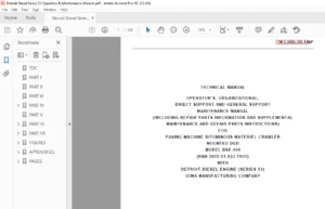 Detroit Diesel Series 53 Operators & Maintenance Manual - PDF DOWNLOAD