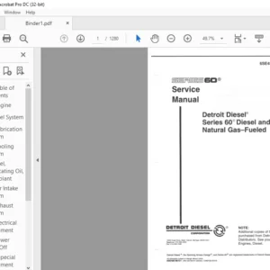 Detroit Diesel Series 60 Diesel & Natural Gas- Fueled Engines Service Manual - PDF DOWNLOAD