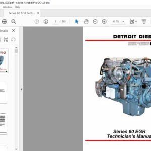 Detroit Diesel Series 60 EGR Technician's Manual - PDF DOWNLOAD