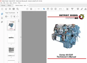 Detroit Diesel Series 60 EGR Technician's Manual - PDF DOWNLOAD