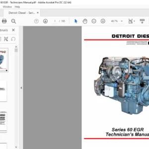 Detroit Diesel Series 60 EGR Technician's Manual - PDF DOWNLOAD