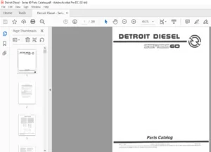 Detroit Diesel Series 60 Parts Catalog Manual - PDF DOWNLOAD