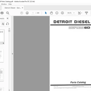 Detroit Diesel Series 60 Parts Catalog Manual - PDF DOWNLOAD