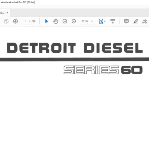 Detroit Diesel Series 60 Parts Catalog Manual - PDF DOWNLOAD