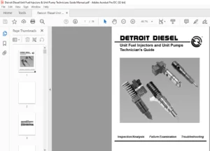 Detroit Diesel Unit Fuel Injectors & Unit Pump Technicians Guide Manual - PDF DOWNLOAD