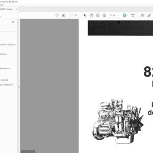 Fiatallis 8215 Motor Manual de taller - PDF DOWNLOAD (Spanish)