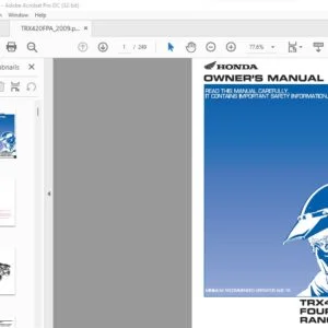 HONDA TRX420FPA FOURTRAX RANCHER AT Owner's Manual - PDF DOWNLOAD