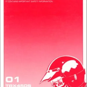Honda TRX450S Fourtrax Foreman S Owner's Manual - PDF DOWNLOAD